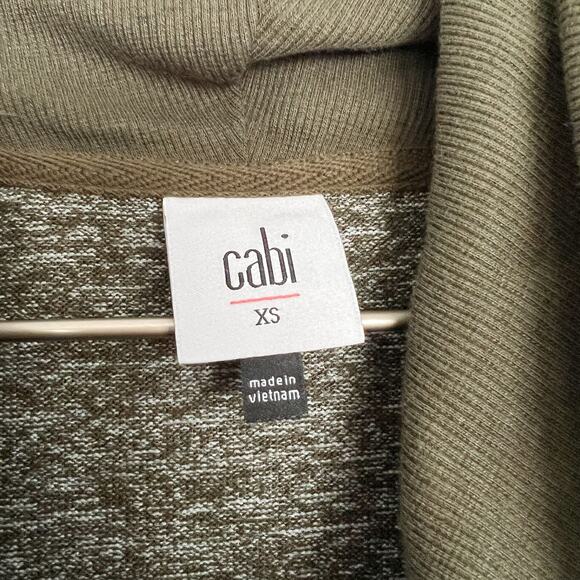 CAbi 4016 Olive Green Cowl Neck Solace Dress Extra Small - Picture 3 of 5